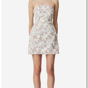 Elliatt Bridal Dress in White and Cream - size S-  bridal shower, bachelorette